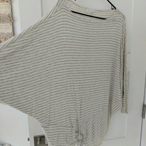 3/4 lenght tie shirt